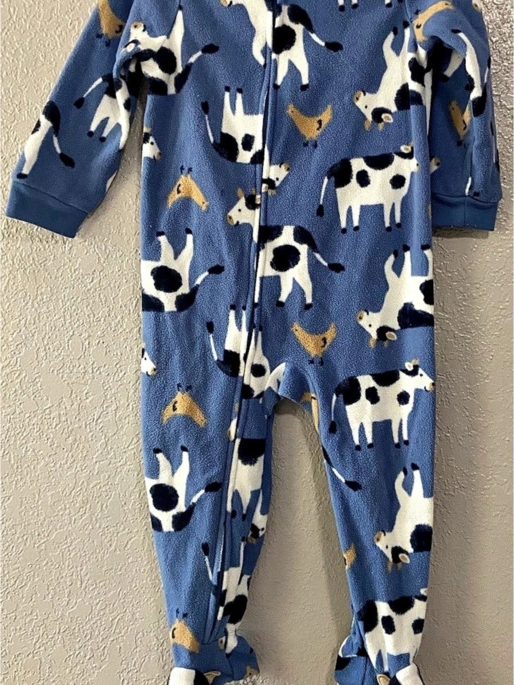 Carter's Farm Animal Fleece Footed Pajamas, 2T